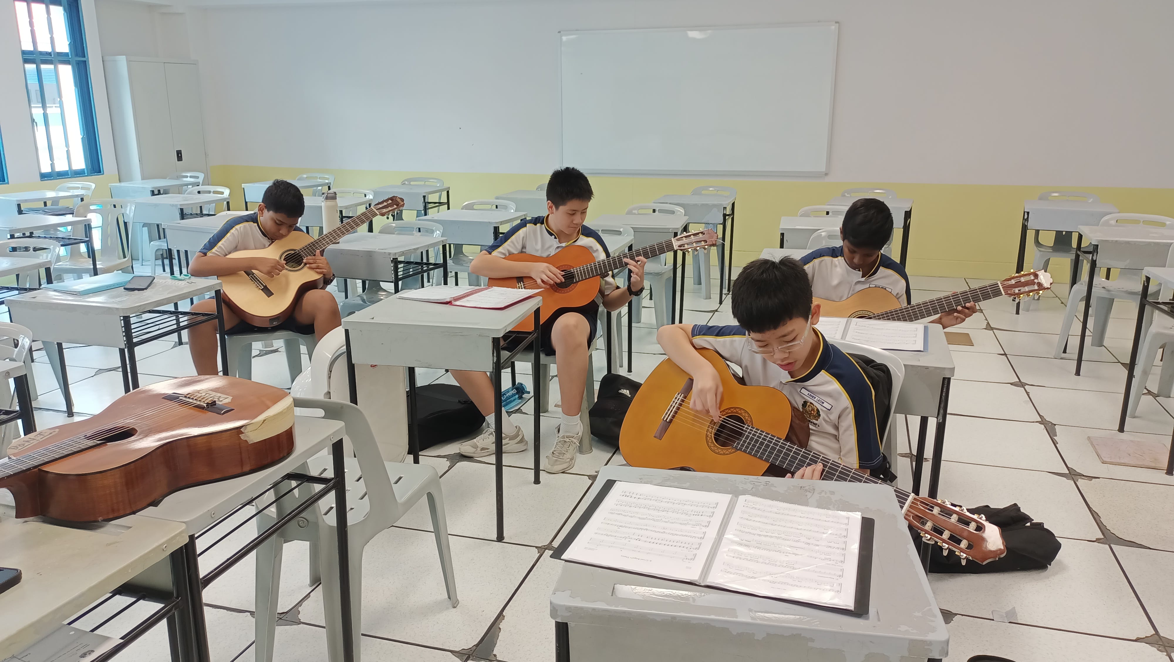 Our Secondary 1 members hard at work mastering the fundamentals